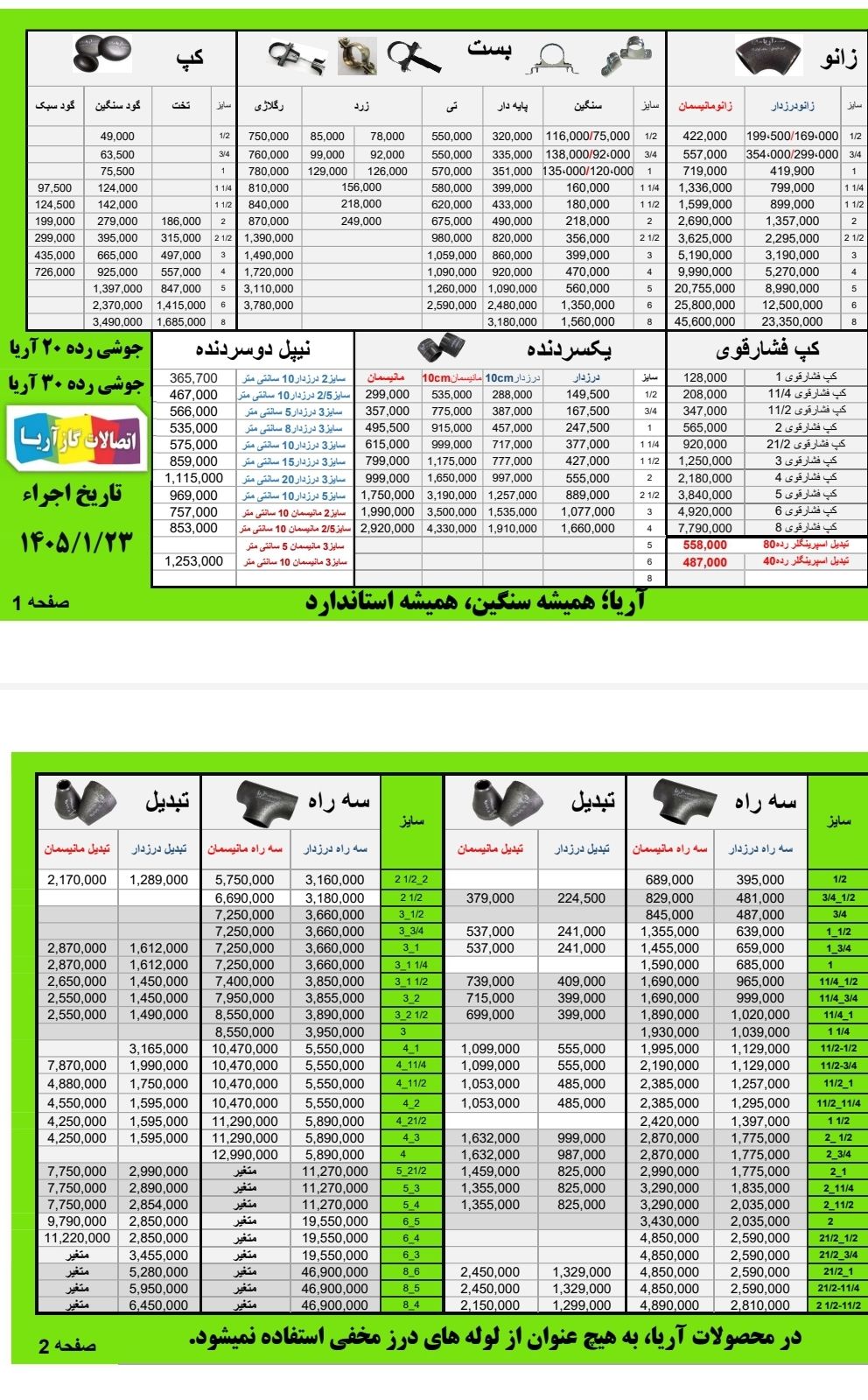 اتصالات آریا